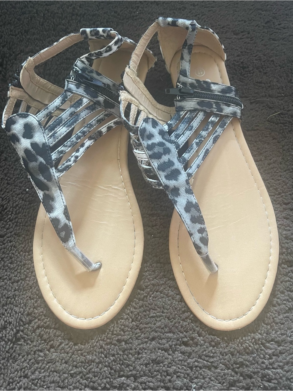 *Summer Sale* Women’s Leopard Print Gladiator Sandals